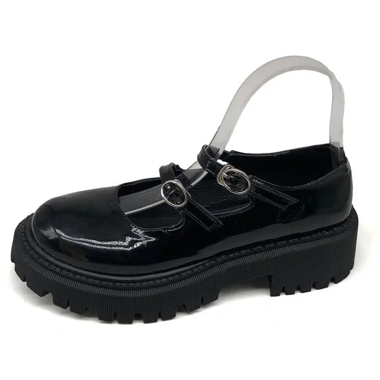 

Shoes On Heels Casual Female Sneakers Dress Flats Women Shallow Mouth Modis Oxfords British Style Round Toe Autumn Clogs Platfor
