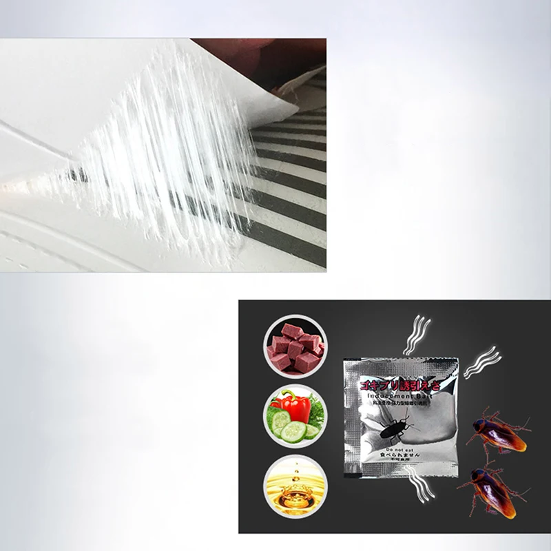 10Pcs Cockroach House Trap Repellent Killing Bait Strong Sticky Catcher Insect Pest Repeller Eco- Friendly | Дом и сад