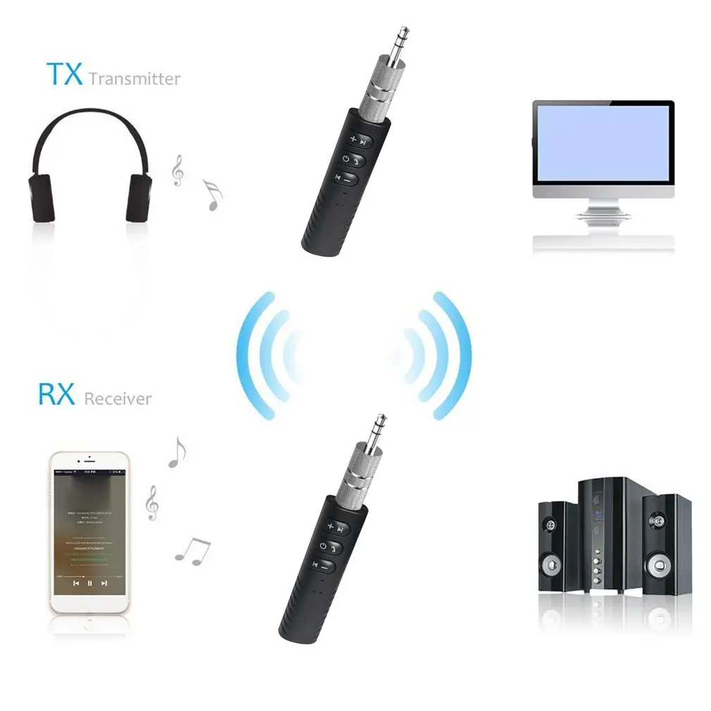 Мини 3,5 мм разъем Bluetooth автомобильный комплект громкой связи Музыка Аудио приемник адаптер авто Bluetooth AUX для динамика наушников автомобиля AUX