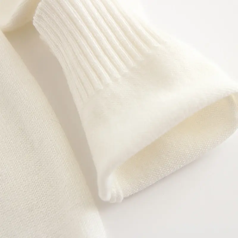 Детский свитер однотонный пуловер серого цвета с высоким воротом для мальчиков и