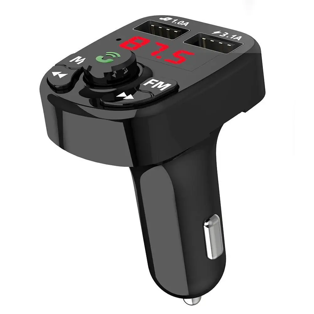 

FM-трансмиттер автомобильный беспроводной с поддержкой Bluetooth и MP3
