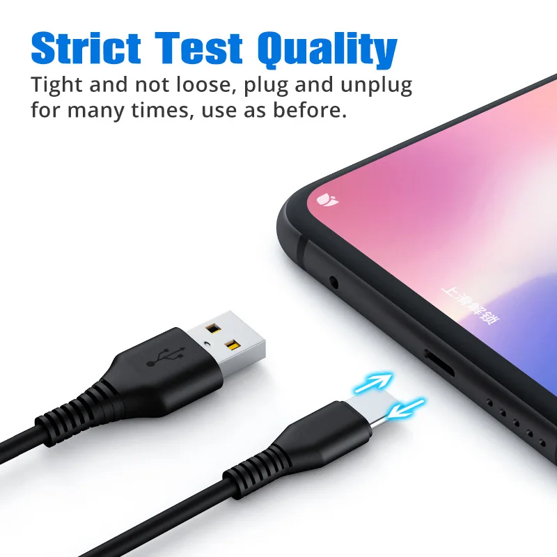 2 in 1 micro usb c cable mobile phone charger cable splitter usb short cable type c charge cord 2in1 data transfer android wires free global shipping