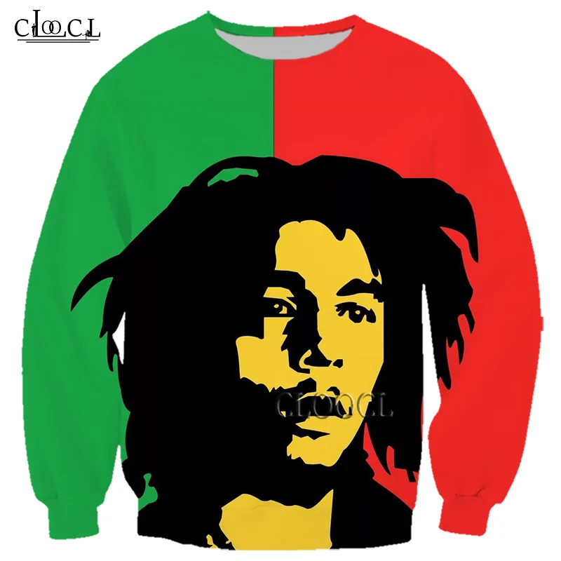 

HX Singer Reggae Creator Bob Marley 3D Print Men Women Sweatshirts Fashion Hip Hop Tracksuit Harajuku Tops Drop Shipping