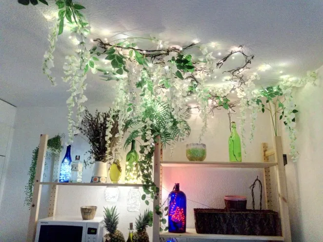 

Luyue 12pcs Artificial Wisteria Flowers Vines 97cm Wedding Decor Flower Garland Silk Decorative Flowers Home Fake Flower Vine
