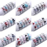 new stainless steel charm women bracelet silver color love crystal bead female cuff bracelets bangles jewelry valentines gift