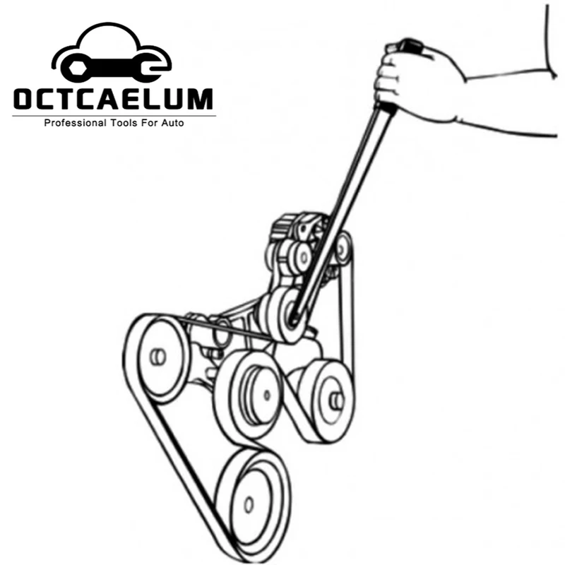Регулятор змеевика ремня двигателя набор инструментов гаечный ключ 8 шт 3/8