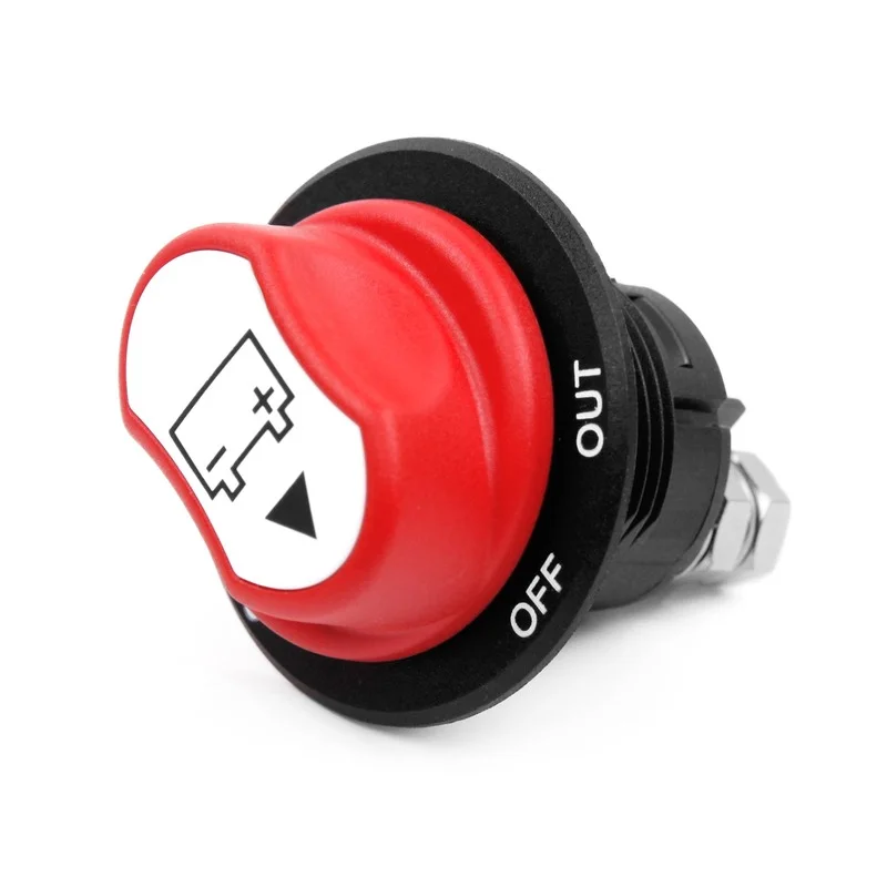 

100A Battery Switch Rotary Disconnect Cut Out Car Power Disconnecter Isolator Switch for Automobile Motorcycle Truck Boat