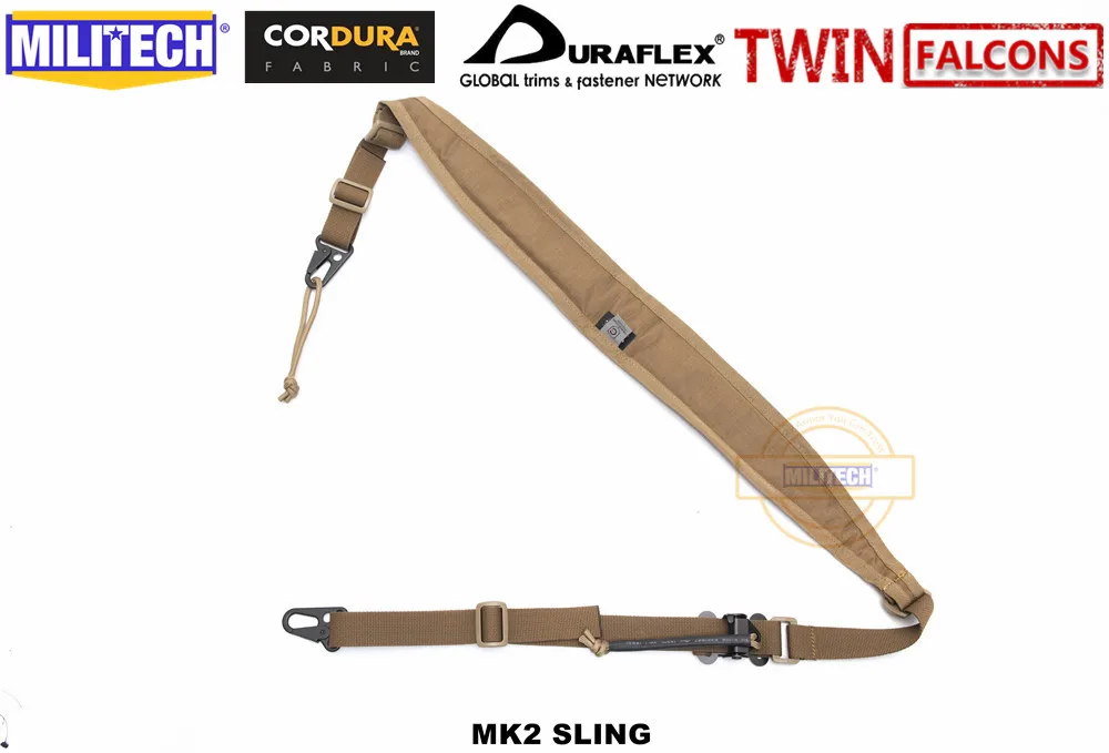 MILITECH TWINFALCONS TW 500D Cordura тактическая охотничья два 2 точек касания Slingster мягкий