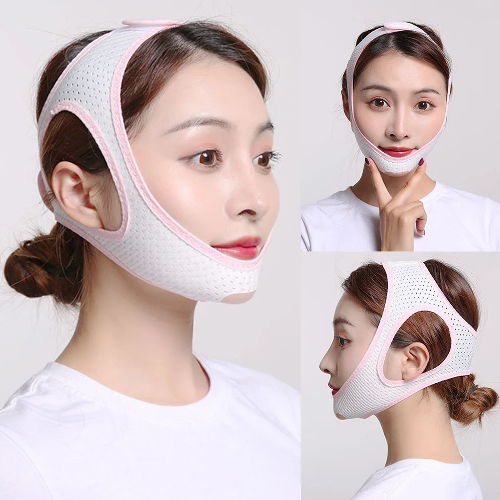 Ремешок для подбородка с защитой от храпа регулируемый эластичный сетчатый