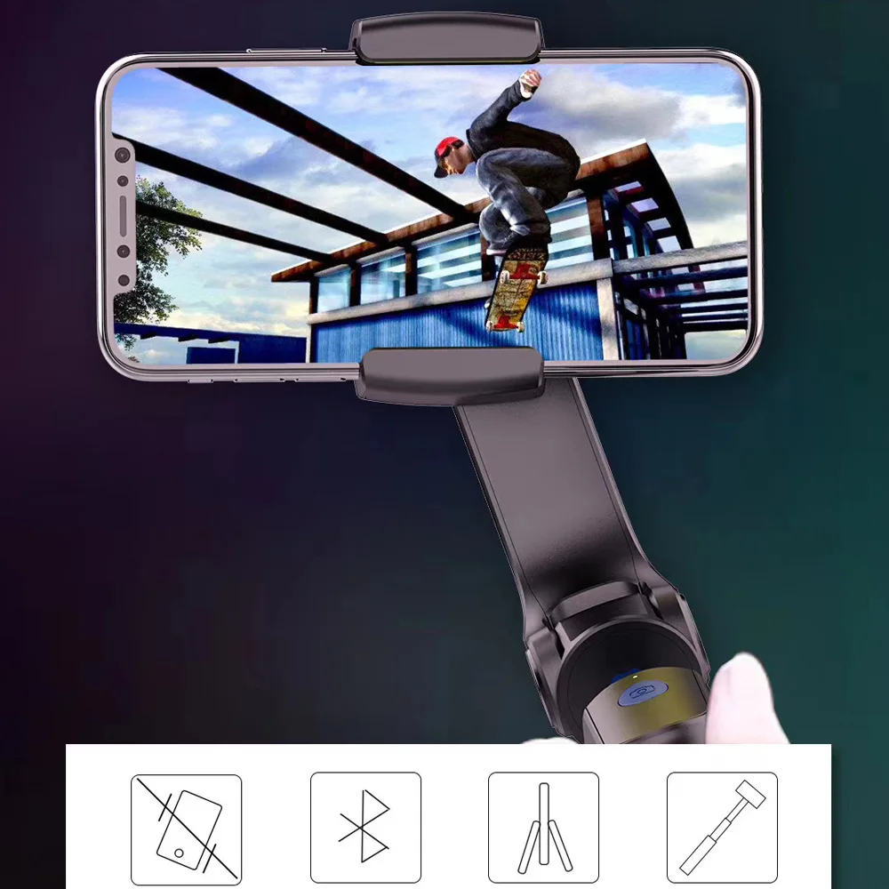 Ручной Стабилизатор для селфи стабилизатор с удаленным управлением Bluetooth iPhone 6 S 7