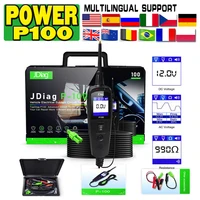 2020 jdiag power test power probe p100 electric circuit tester automotive diagnostic tool p100 for cars and trucks same as pt150
