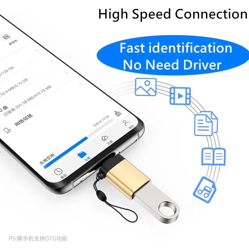 USB C концентратор Thunderbolt 3 адаптер OTG Тип конвертер для Macbook Pro и ноутбука usb ssd