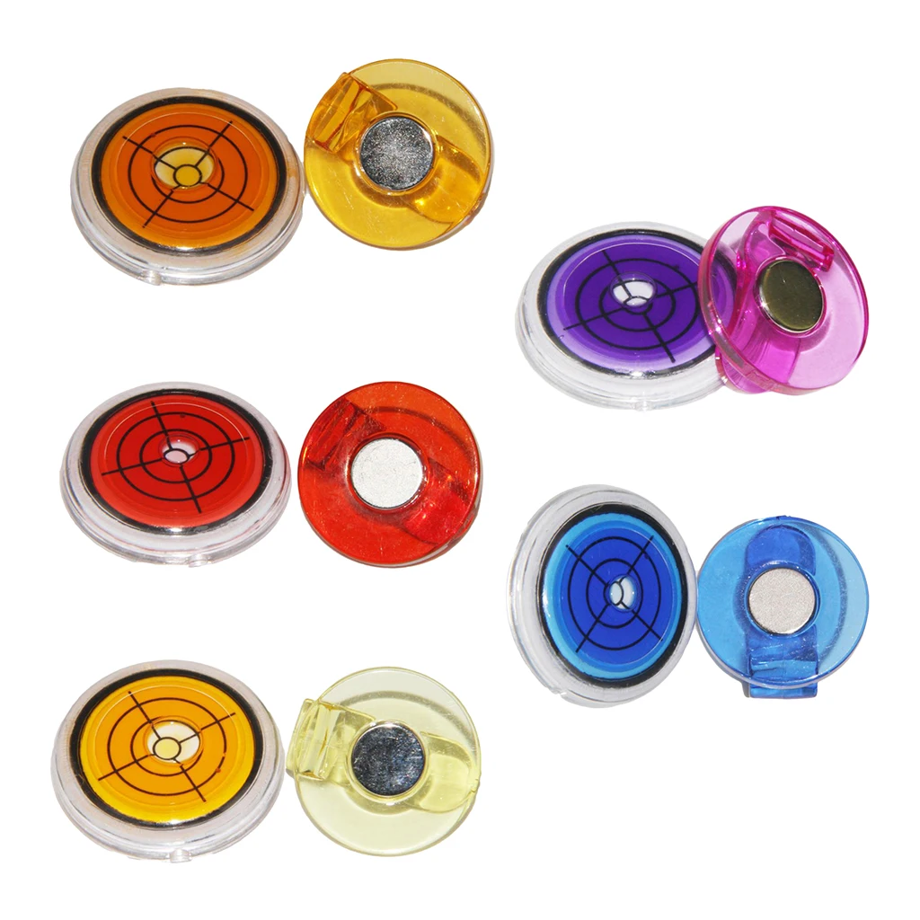 Гольф склон положить уровень чтения мяч маркер и магнит заколка на шляпу