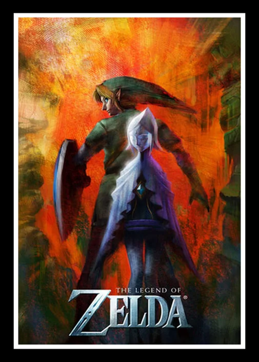 Прекрасный JL Zelda Легенда Горячая видео игра художественная живопись плакат