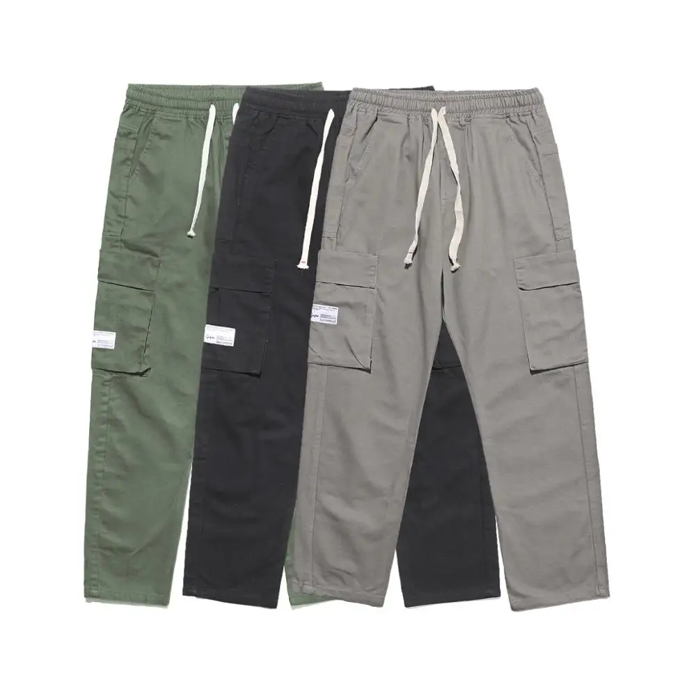 Весенне осенние новые брюки карго военные японские три комбинезоны различных