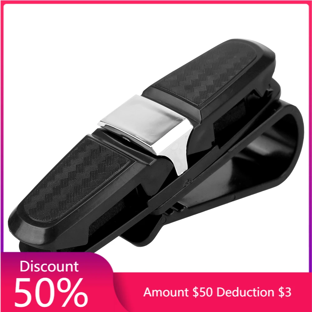 

Чехлы для автомобильных очков FORAUTO, портативная модель, автомобильный солнцезащитный козырек, держатель солнцезащитных очков ABS зажим для о...