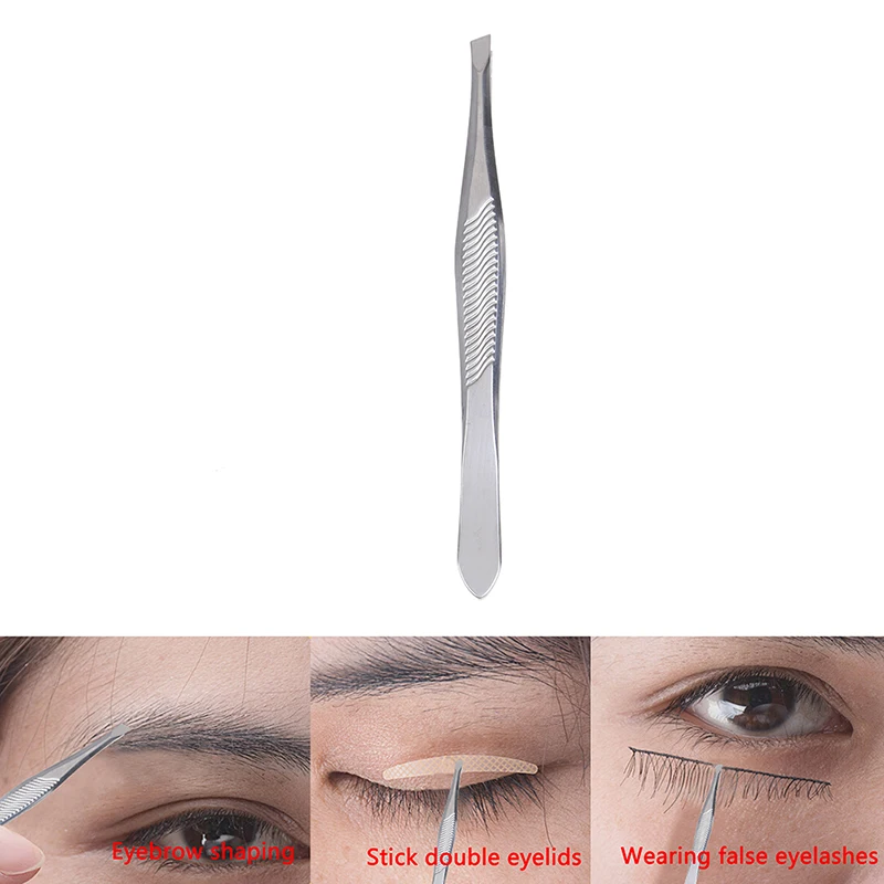 

1Pc Eyebrow Face Hair Clip Tweezer Remover Grafting False Eyelashes Eyebrow Clip