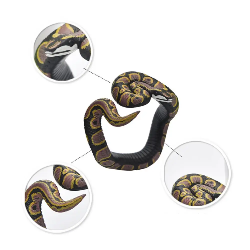 

Simulation PVC Python Snake Bracelet Prank Tricks Toy Halloween Party Supplies