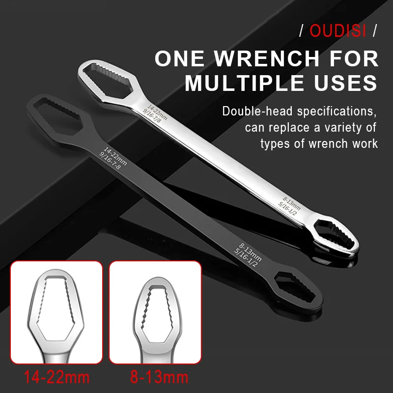 

Multifunctional Torx Wrench 8-22mm Industrial Grade Wrench Ratchet Wrenches Spanner For Bicycle Motorcycle Car Repairing Tools