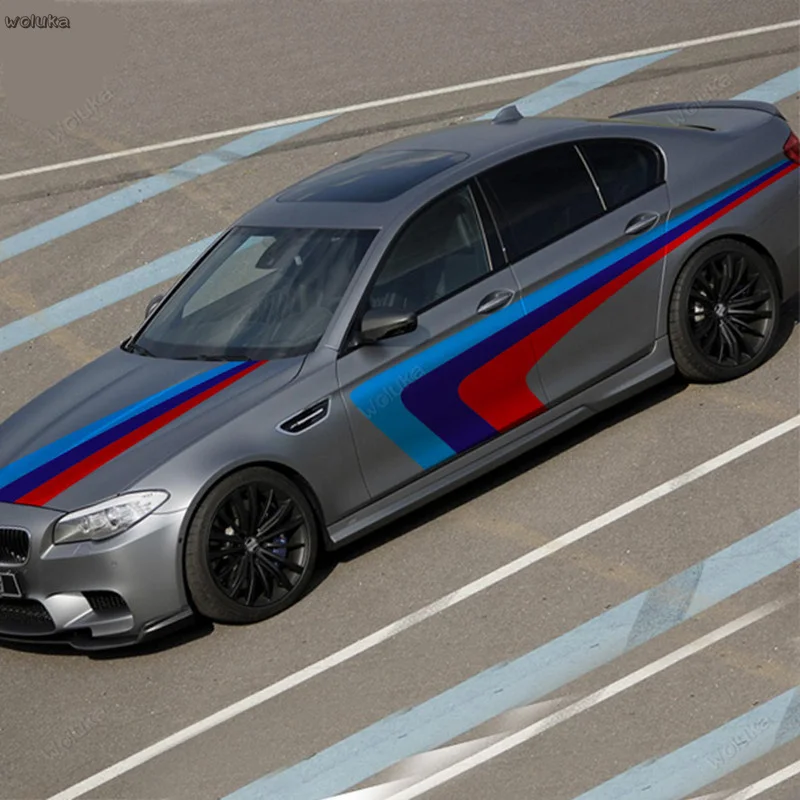 Модифицированные трехцветные автомобильные наклейки специальное украшение
