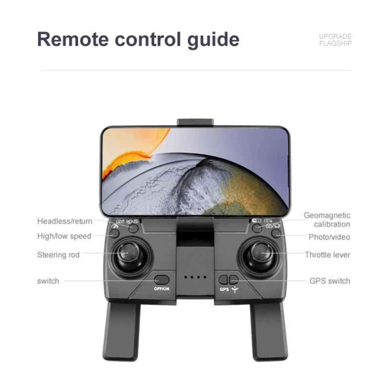 gps с сенсорной панелью и wi fi fpv дрон