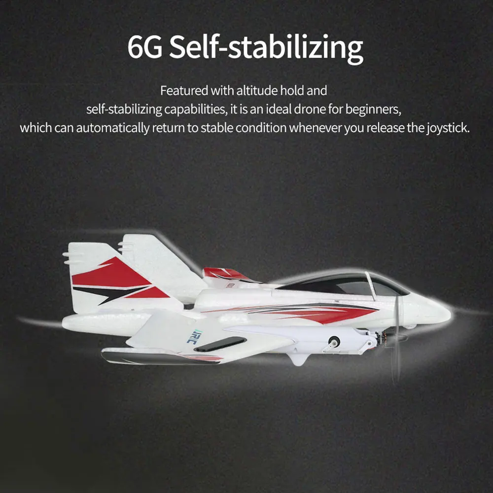 RC Vertical Take-off Landing Fixed Wing Stunt Aircraft EPO 6-Channel Brushless 6G Self-stabilizing Remote Control Airplane Toys | Игрушки и