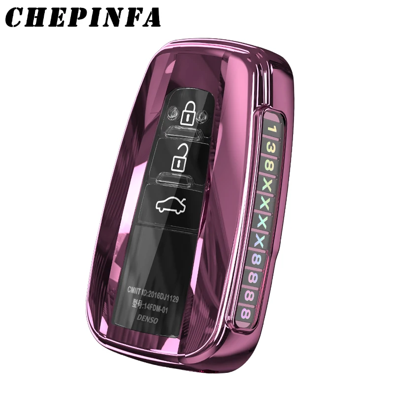 Чехол для автомобильного ключа из ТПУ защитный чехол с полным покрытием Toyota