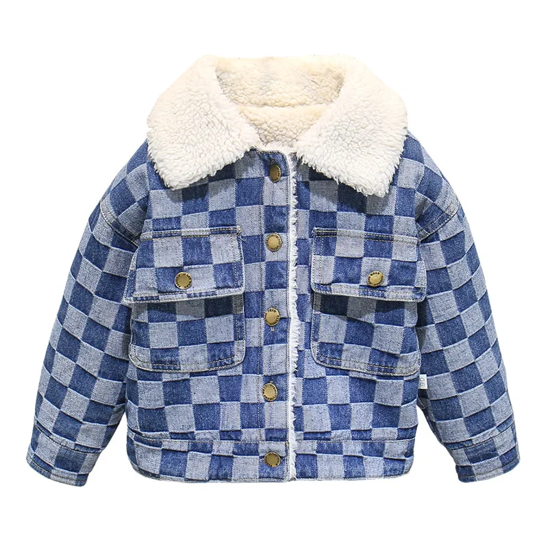 

Boys Girls Warm Coat Autumn Winter Children Fashion Thick Velvet Outerwear Clothes For Baby Kids Casual Jacket Toddler Outfits 5
