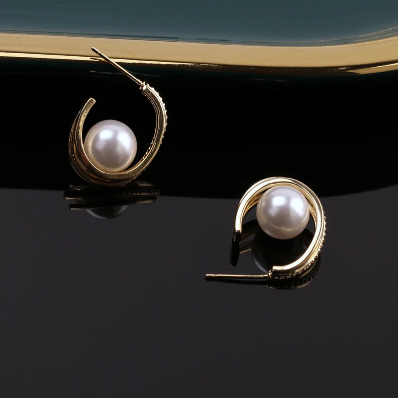 

TOSAKO Drop Earrings Stainless Steel Gold Color Geometric Fashion Wedding Engagement for Women