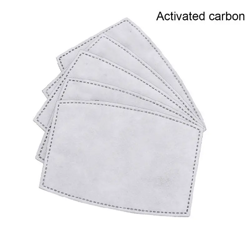 

5pcs/set Activated Carbon Protective Mask Replace Filter for Dustproof Half Mask