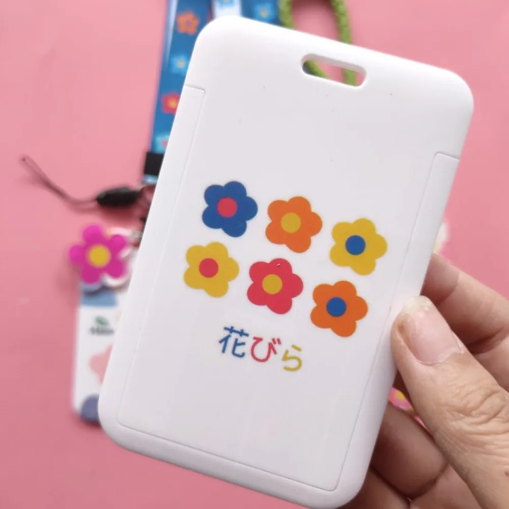 

Women Business Card Holder Cartoon Cute Retractable Credit Card Holders Bank ID Holders Badge Child Bus Card Cover Case
