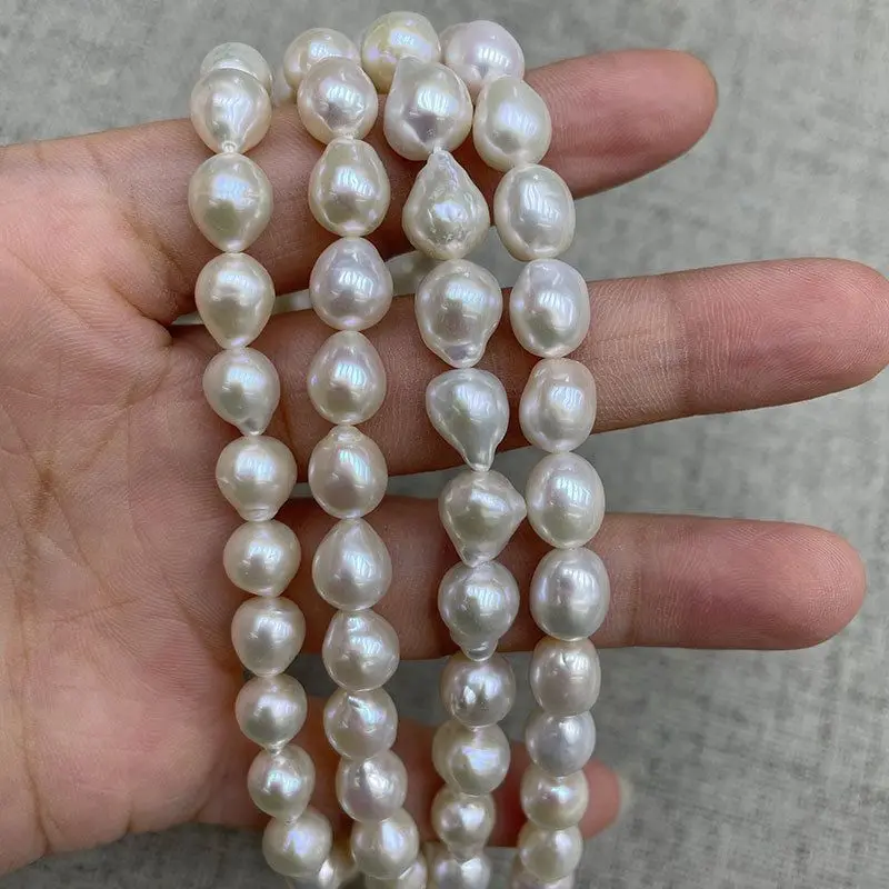 Акция 7-8 мм 48 шт./нить в стиле барокко капля воды 100% натуральный пресноводный