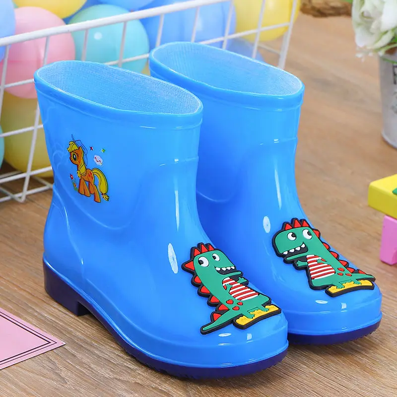 Дизайн с изображением животных Резиновые сапоги Галоши Непромокаемые резиновые