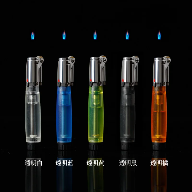 JOBON Magic Blue Flame Зажигалка металлическая Бутановая газовая Кремниевая зажигалка для