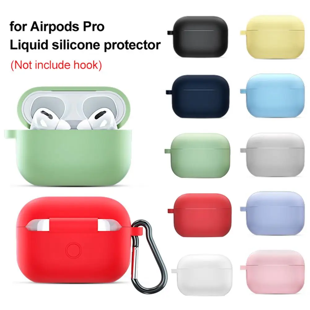 Мягкие силиконовые чехлы для Apple Airpods защитный чехол беспроводных Bluetooth наушников