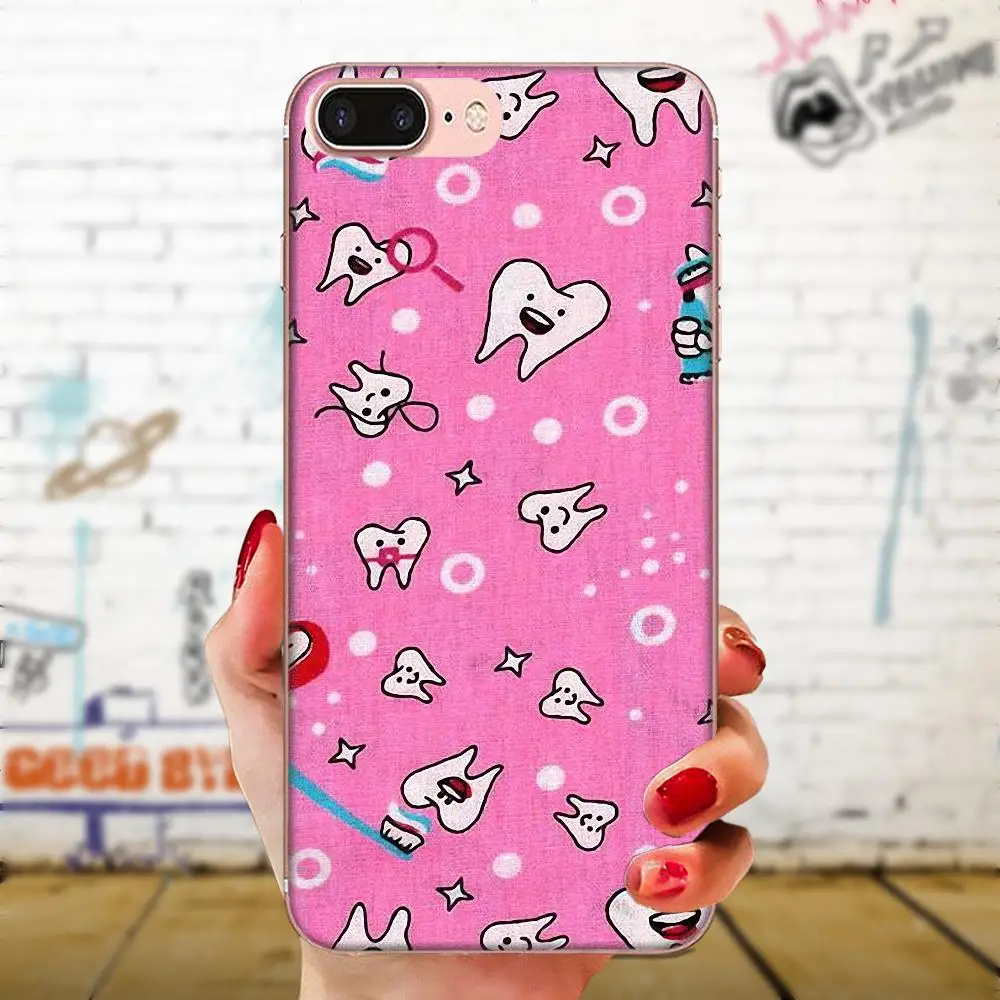 Cartoon Cute Teeth For Galaxy Alpha Note 10 Pro A10 A20 A20E A30 A40 A50 A60 A70 A80 A90 M10 M20 M30 M40 High Quality Soft Back | Мобильные