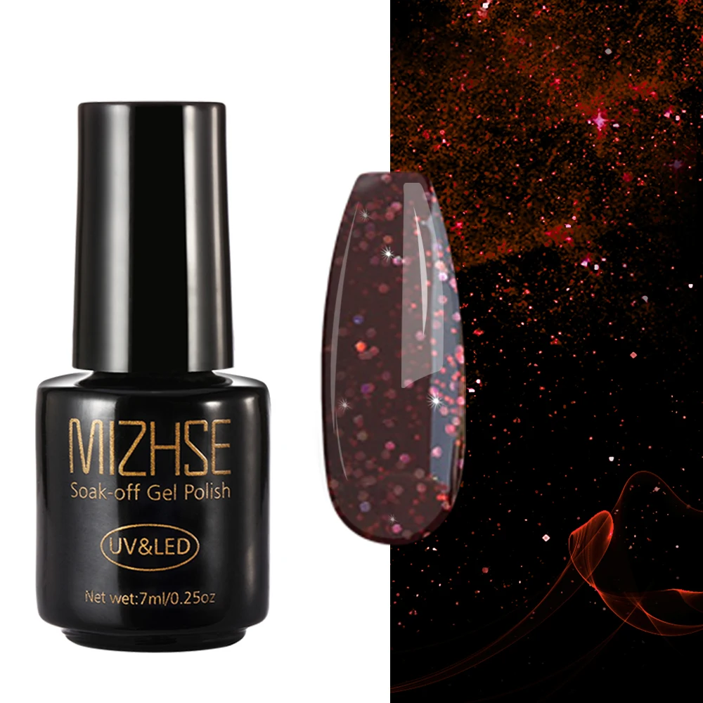 HZ004 MIZHSE Гель-лак для ногтей масло Esmalte Permanente гель UV Y Led Gellak Фиолетовый Белый Черный чистый цветной Гель-лак для ногтей основа для ногтей - Цвет: HZ004