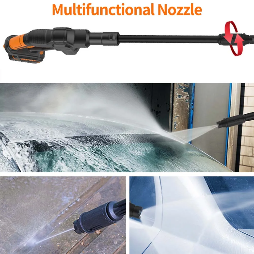 Купить Беспроводная мойка высокого давления, 20 в, 1500 мАч, пистолет для автомойки, автоматический распылитель, инструменты для очистки сада струей в... Продажа Беспроводная мойка высокого давления, 20 в, 1500 мАч, пистолет для автомойки, автоматический распылитель, инструменты для очистки сада струей в...