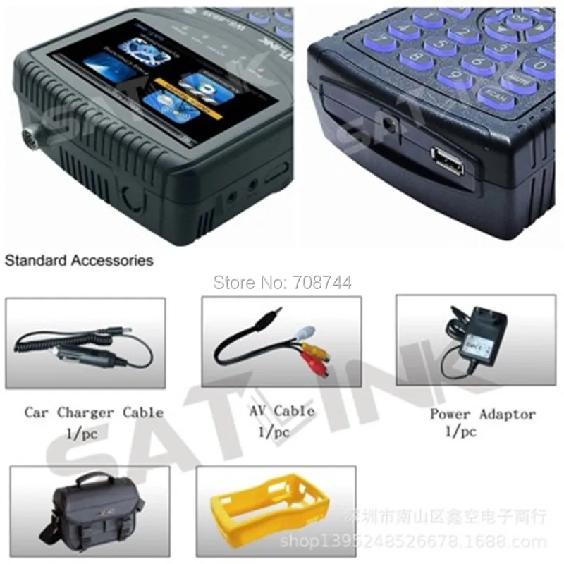 Новое поступление Satlink WS-6935 цифровой спутниковый локатор искатель WS6935 DVB-T
