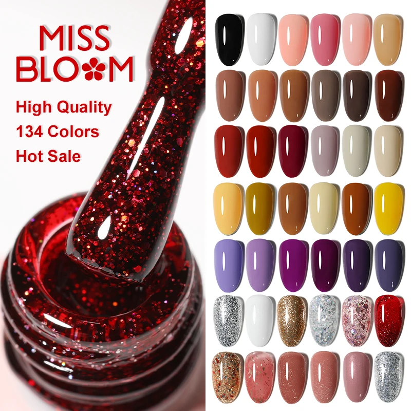 

MISSBLOOM 7.3ml Gel Nail Polish Gel Polish Matte Effect Soaking UV LED Semi-Permanent Varnish Nail Design