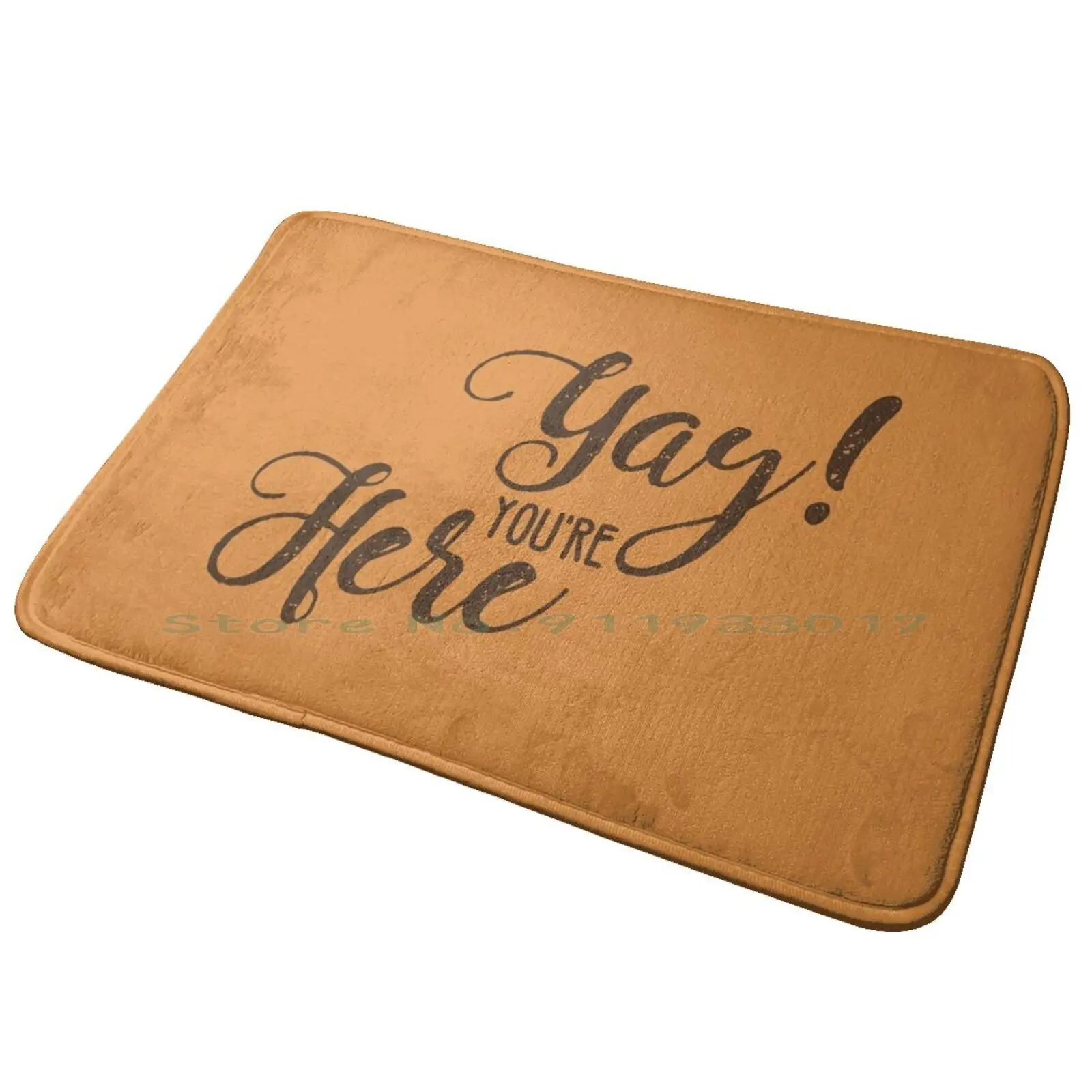 

Забавный коврик для двери-Yay! Вы здесь, коврик для входной двери, коврик для ванной, коврики для наружного входа, лучший коврик для двери, комн...