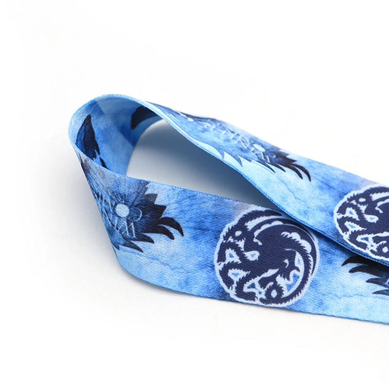 30 шт./лот ТВ шоу престолов ремешки с петлей Брелок ID карты Держатели Цепи Письмо