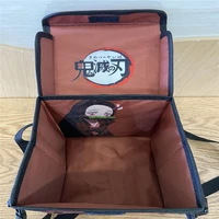 new cosplay anime demon slayer backpack extermination the bean box backpack creative pringting canvas printing foldable bag