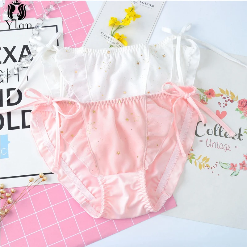Японское милое нижнее белье для девочек бесшовные трусики с милой звездой