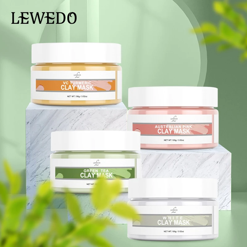 

Грязевая маска для лица Lewedo, 100 г, питательное средство для очищения кожи лица, средство против морщин, глиняная маска для лица, кремы для все...