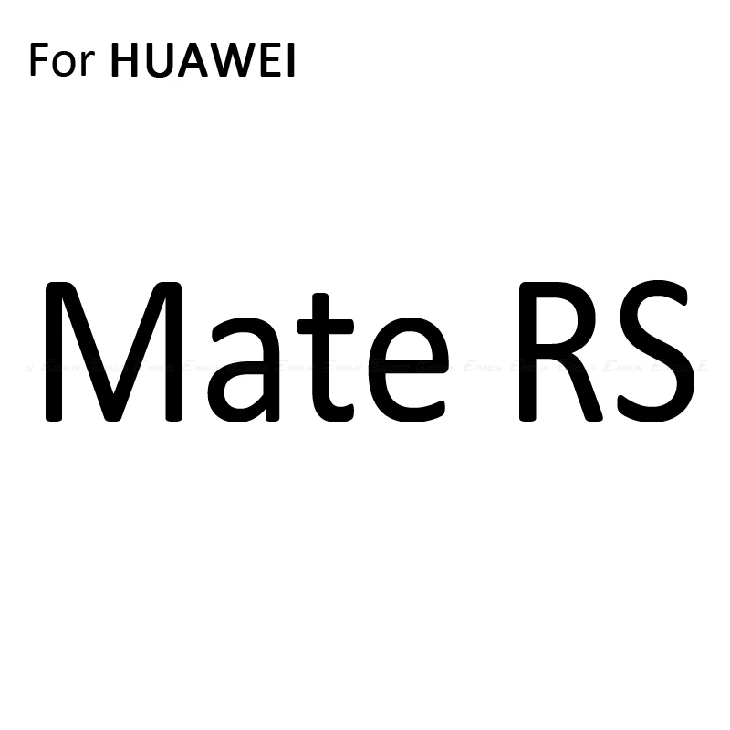For Mate RS Защитная пленка на заднюю панель для huawei mate 30 RS 20 20X X 5G 10 9 Lite Pro из углеродного волокна, защитная пленка, не стекло - Цвет: For Mate RS
