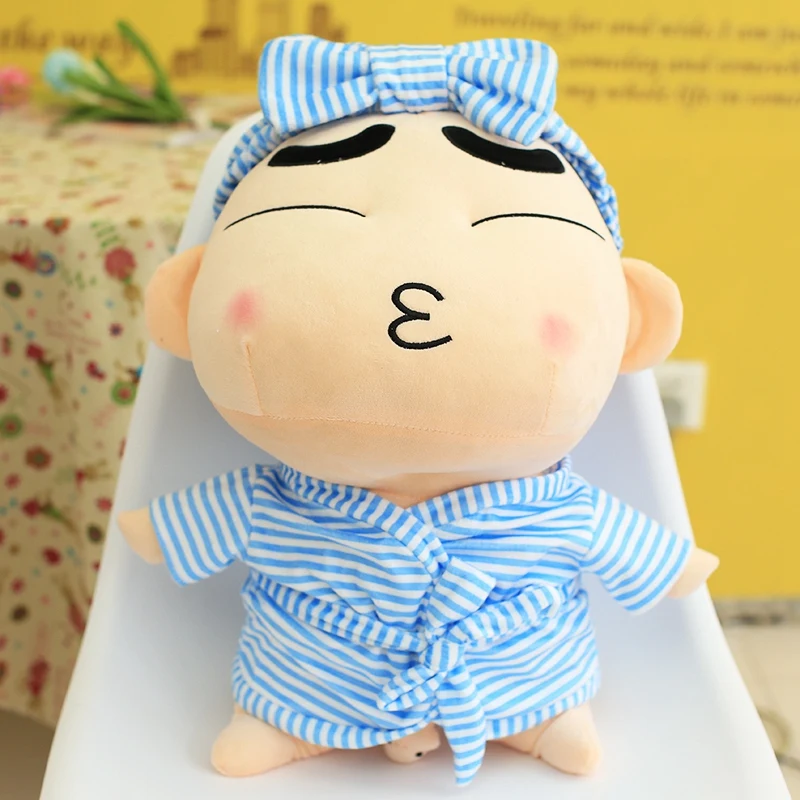 

Explosion Dressing Crayon Shin-chan Plush Toy Cute Funny Ragdoll Doll Net Red Sleeping Pillow Cute Shin-chan Big Pillow Girl Bir