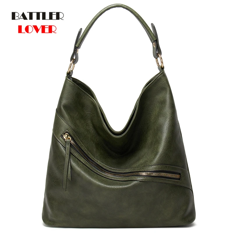 

Women Big Capacity Shoulder Bags High Quality Leather Handbags For Female 2021 Fashion Travel Totes Ladies Casual Shopping Purse