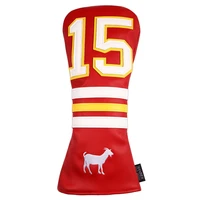 men women sports idol jersey number style cover pu leather embroidery golf club driver headcover