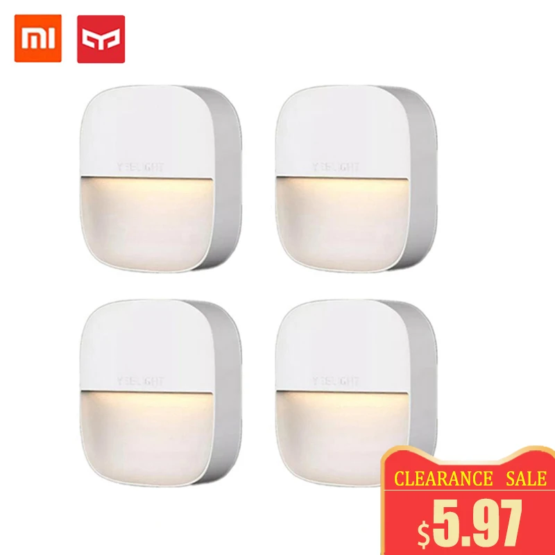 Йи светильник Ночной светодиодный индукционный с Управление Сенсор Спальня